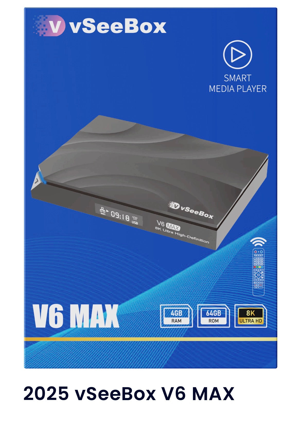 vSeeBox V6 Pro – 2026 Smart TV Box